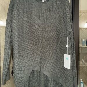 Olive Cable Knit Sweater